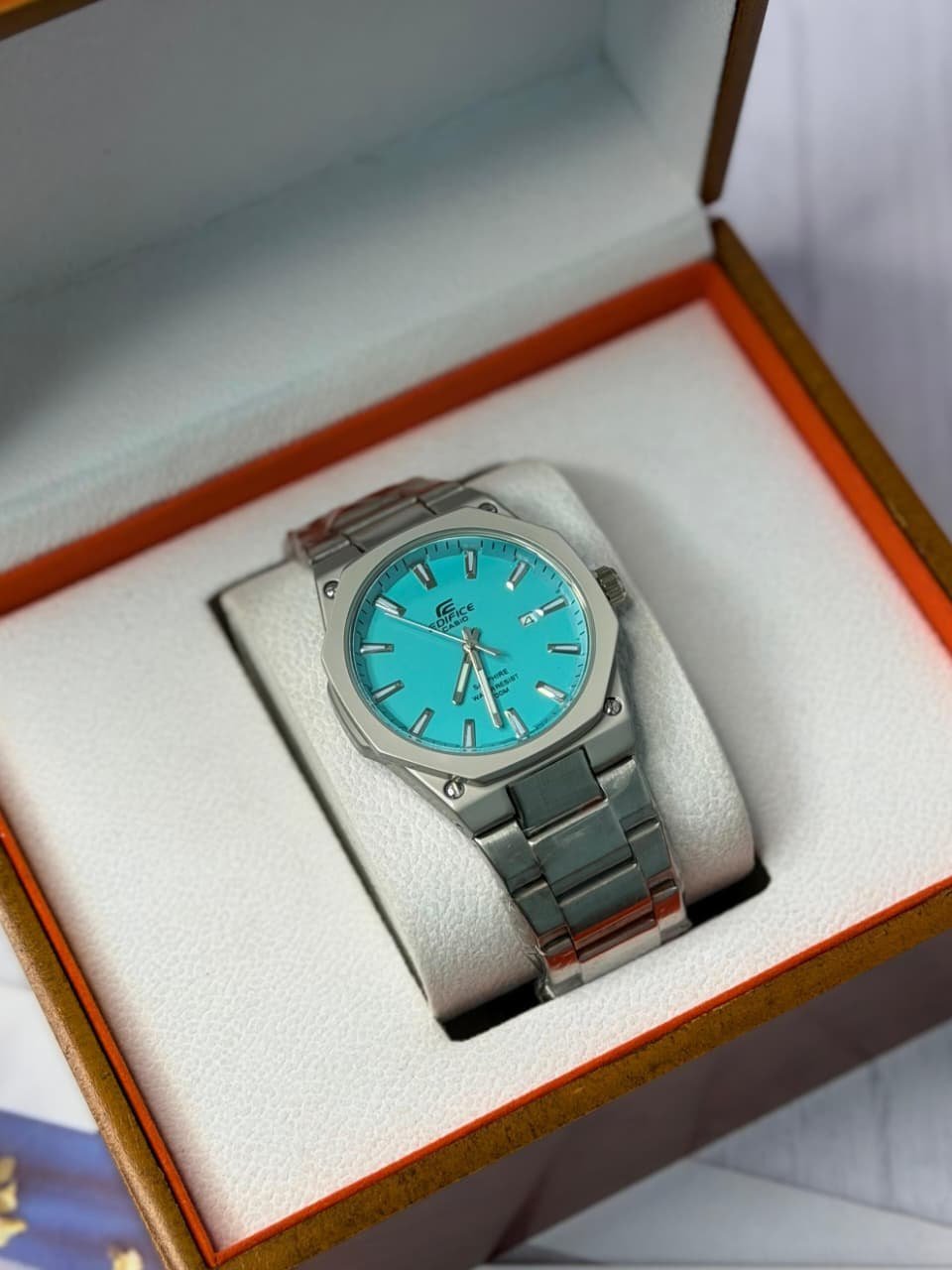 Casio Edifice Sapphire Turquoise - THE AM Fine Timepieces